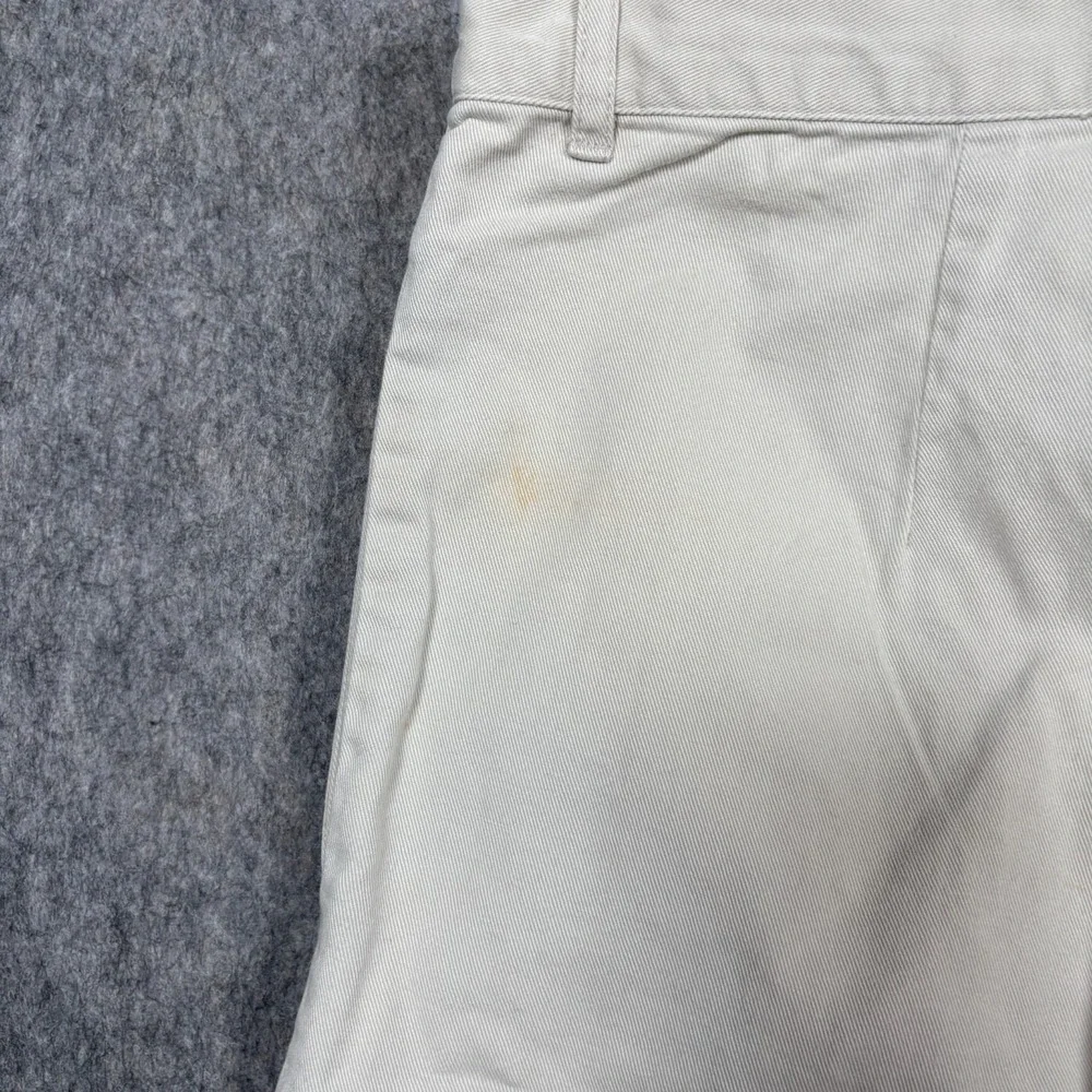Polo Sport Ralph Lauren Shorts Women's Size 14 White Chino Pleated Front Vintage